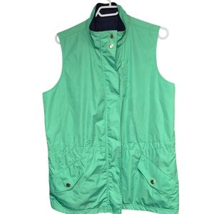 Lauren Ralph Lauren Reversible Women's Green Blue Sleeveless Jacket Vest Size 1X